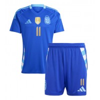 Argentina Angel Di Maria #11 Replica Away Minikit Copa America 2024 Short Sleeve (+ pants)